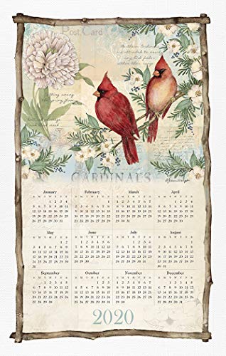 Spring Cardinals 2020 Calendar Towel - Thumbnail 2
