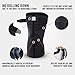 Mava Sports Knee Compression Sleeve Support for Men and Women - Perfect for Powerlifting, Weightlifting, Running, Gym Workout, Squats and Pain Relief (Black - 1 Piece, Large)