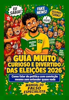 Livro Guia Muito Curioso e Divertido das Eleições 2026: Como falar de política com convicção mesmo sem entender quase nada
