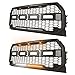 Raptor-Style Front Bumper Matte Grille Grill with White DRL Amber Turn Signal Light for Ford F-150 2015 2016 2017 Topfire Fury Grid Gladiator Vader