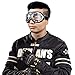 Oumers Vintage Motorcycle Goggles, Anti-UV Adjustable Motorcycle Glasses Motocross Scooter Goggles Cool Bicycle Snowboard Windproof Glasses Christmas Halloween Costumes for Kids, Men and Women