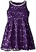 My Michelle Big Girls' Sleeveless Dress with Allover Sequins and Jewel Neckline