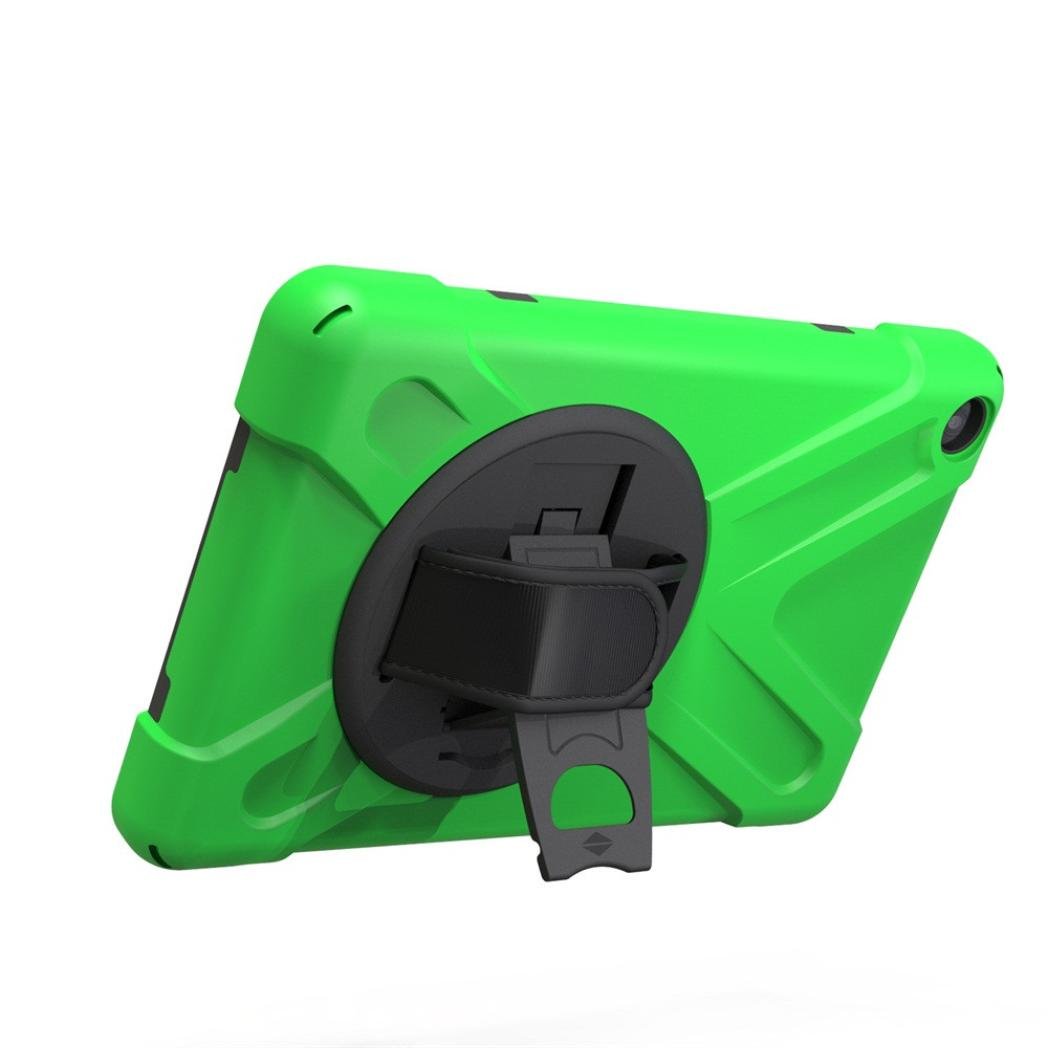 Kindle Hd8 17第7世代with 海山耐衝撃ラバー保護用ハードスタンドケースカバーfor Hand B0792lf8tn Amazon グリーン グリーン Strap エレキギターアンプ 上品な Www Brti Co Zw