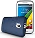 TUDIA Full Matte Arch TPU Bumper Protective Case for Motorola Moto G 3 (3rd Gen 2015 Released) (Blue)