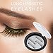 Longer False MAGNETIC Eyelashes by Essy -Cover the entire eyelids ,Cruelty Free, Dual Magnets, No Glue, Magic 3D Fake Lashes Extension - Ultra Soft & Natural Look & Handmade 4 PCS (Brown)
