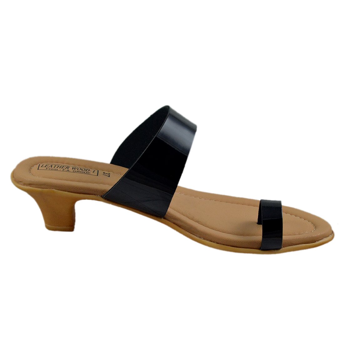 leatherwood1 women's white synthetic toe ring sandals