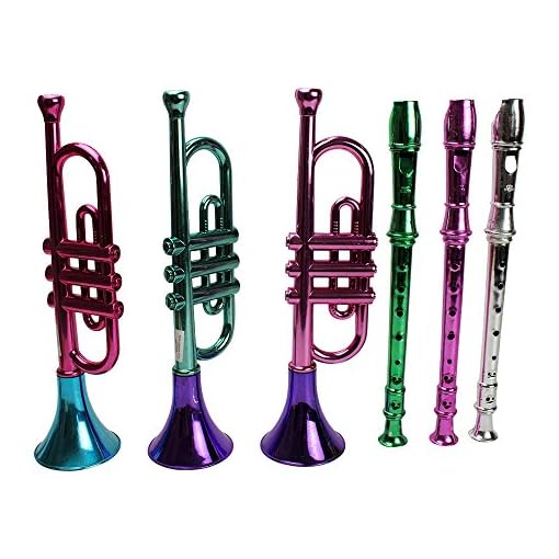 Imprints Plus Toy Trumpet and Flute Recorder Musical Instruments, with Non-Negotiable Statue of Liberty Million Dollar Bill (3 Piece Bundle) - Image 6