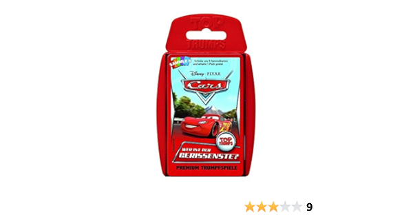 disney cars top trumps