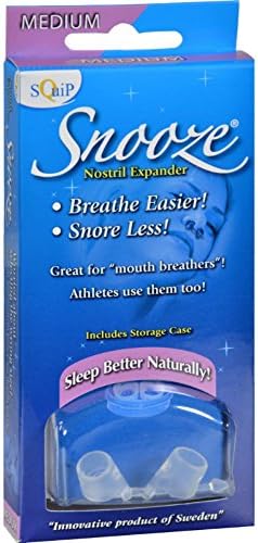2Pack! Squip Products Nasaline Snooze Nostril Expander Medium - 1 Kit