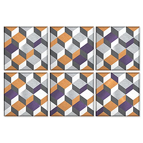 BUBOS Art Acoustic Panels,12“x12”inch Premium Acoustical wall panel,Better than foam, Decorative