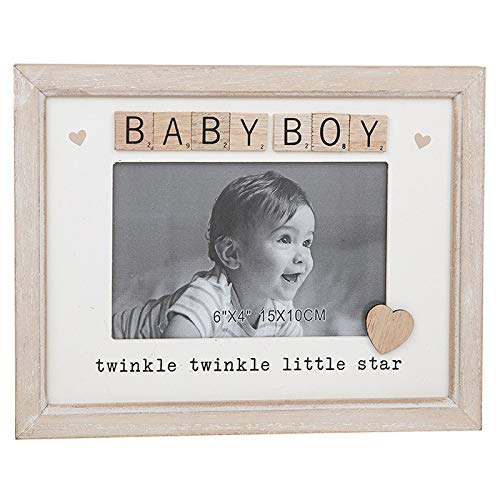 Joe Davies Scrabble Sentiments Photo Frame 6" x 4" - Baby Boy