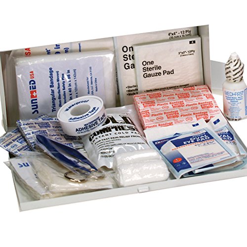 image for Medique 740P25P 25-Person Plastic First Aid Kit, White