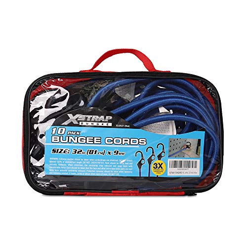 XSTRAP STANDARD Heavy Duty Bungee Cords 10PK 32Inch Bungee Cords with