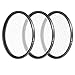 Neewer 67MM 3 Pieces Points Star Lens Filters Kit for Canon EOS Rebel T5i T4i T3i T3 T2i T1i DSLR Camera with a 18-135MM Zoom Lens, Made of HD Glass and Aluminum Frame Material (Black)