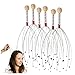 Hand Held Scalp Head Massager - Pack of 6 (Colors May Vary)