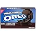 OREO Dark Chocolate Fudge Covered Sandwich Cookies, Dark Chocolate Flavored Creme, 1 Pack (9.9 oz.)