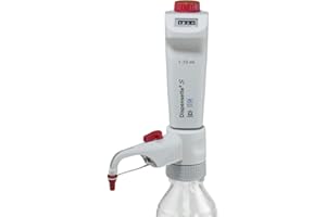 BrandTech 4600341 Dispensette S Digital Bottletop Dispenser with Recirculation Valve, 1-10 mL