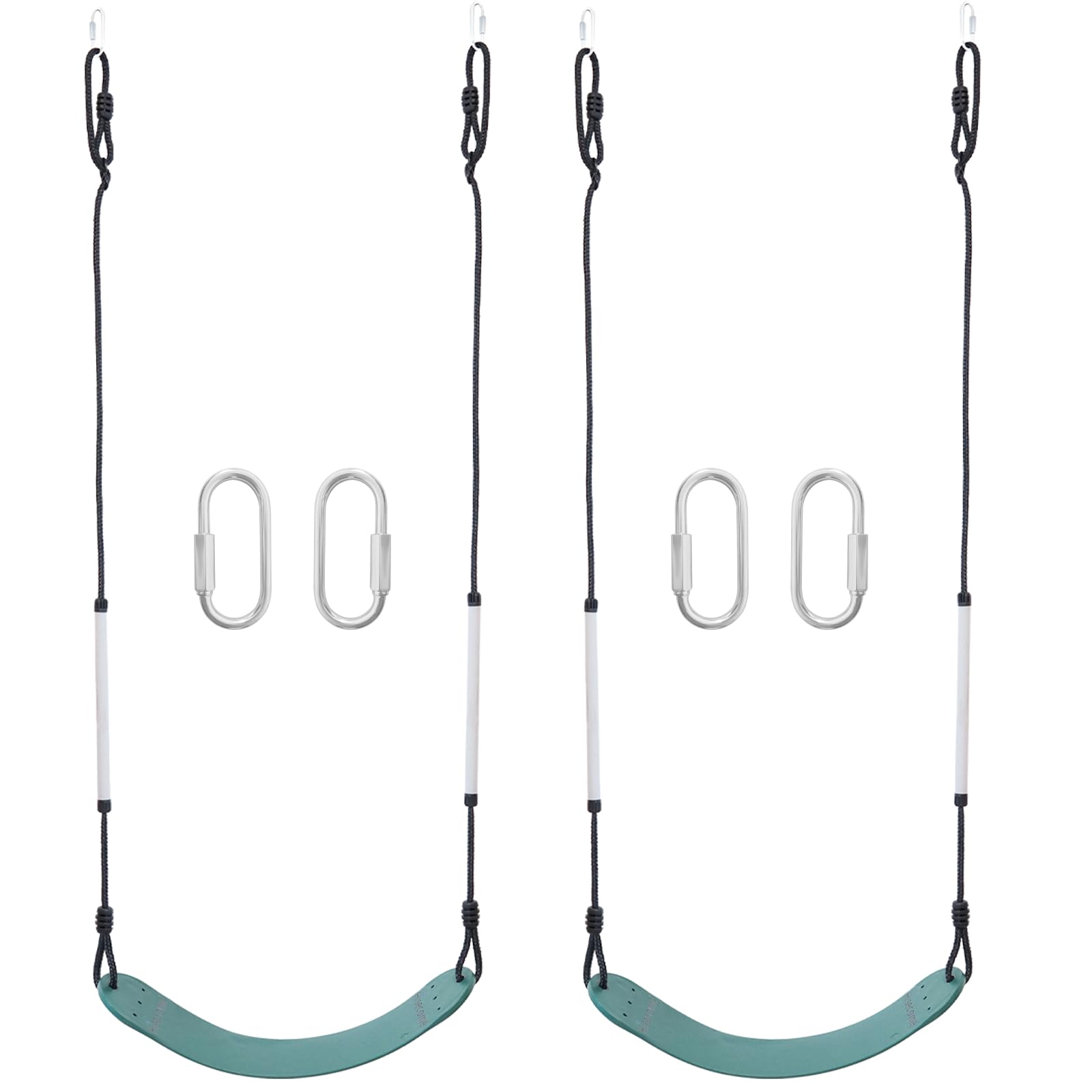 Photo 1 of Hisecome 2 pcs Heavy Duty Swing Seat Support 330lb?Suitable for Backyard, Garden, Playground?Green?