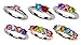 NANA Lucita Mothers Ring 1 to 6 Simulated Birthstones in Sterling Silver or 10k White Yellow & Rose Gold