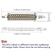 R7S LED Bulb 118mm, Attaljus R7s LED Light Bulbs Dimmable, J118 Double Ended 1000LM Warm White 3000K, 75W Halogen Equivalent, AC 110V J Type R7S Base Floodlight Flood Lamps (2 Pack)