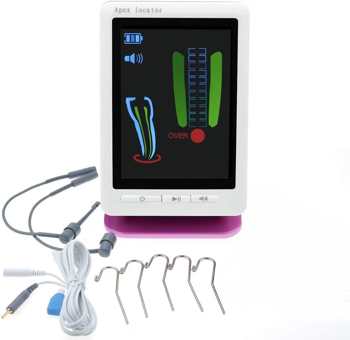 ORILAO 4.5" LCD Apex Locator III Finder En do Measure (Purple)