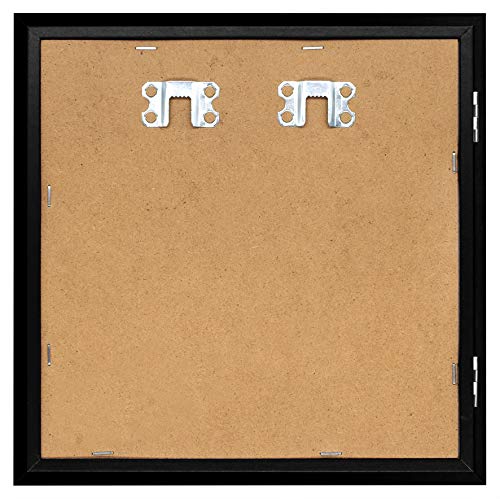 image for Golden State Art, 8x8 inch Black Shadow Box Frame Display Case, 2-inch