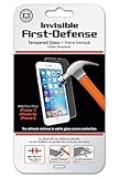 Qmadix iPhone 7 Screen Protector, Invisible First-Defense Tempered Glass 9H for iPhone 7, 6, 6s