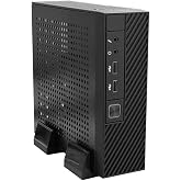 Lhnjimrsy M06 Mini Desktop Case MINI-ITX PC Chassis Versatile and Efficient Industrial Control Case with Foot Stand Easy to Use