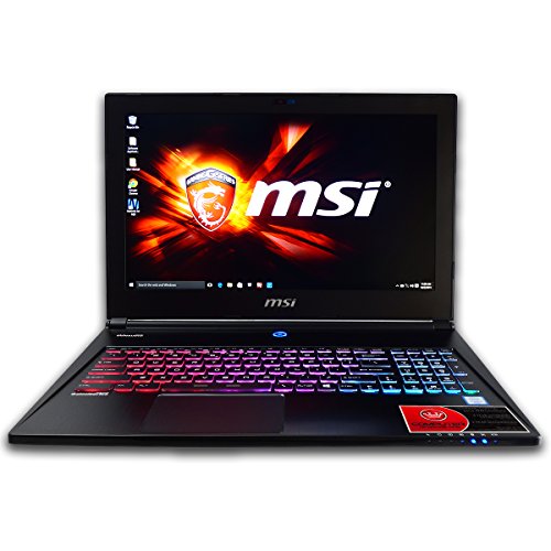 MSI GS60 Ghost Pro 15.6-inch Full HD Gaming Laptop (Intel Skylake i7-6700HQ 16GB RAM, 256GB SSD, 1TB HDD, NVIDIA GTX 970M 3GB, Windows 10)