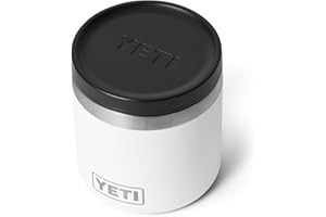 YETI Rambler 8 oz Food Jar, Vacuum Insulated, Stainless Steel, With Airtight Lid, White