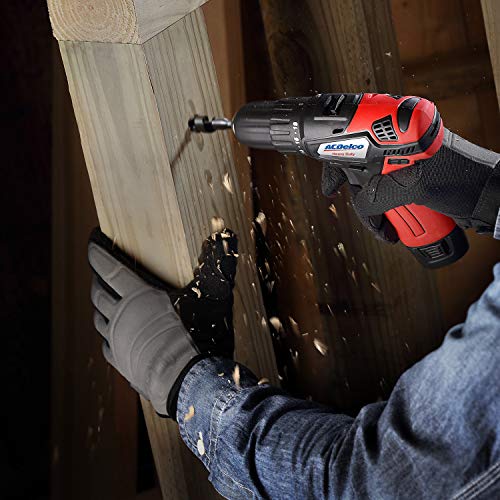 ACDelco G12 Series 3-Tool Cordless Combo 2-Speed Drill/Driver+ Impact Driver + Ratchet Wrench, 2-battery, ARW1208-K10 - Thumbnail 6