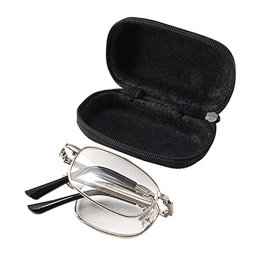 LEORX Klappbare lesen Gläser Anti-Müdigkeits klare Vision Eyewear 1,50 mit Schutzhülle