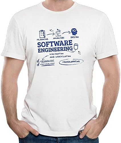 Eighdaj Software Development Process Man Short Sleeve T-Shirts Design T Shirt