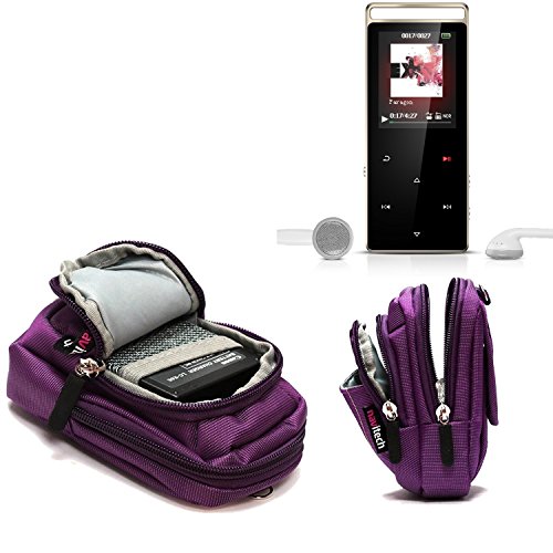 Navitech Purple mp3 / Mini DAB FM Digital Music Player Radio Case Bag Cover Compatible with G.G.Martinsen - Thumbnail 5