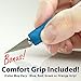 Premium USA-Made #1 Hobby Knife + 10 Blades + Comfort Grip Included with Safety Cap & Rust-Free Aluminum Handle! Great Craft Knives for Scrapbooking/Model Making & Gifts for Hobbyists! (Оne Расk)