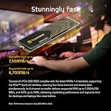 Transcend MTE250S 4TB NVMe PCIe Gen4 x4 SSD 7500MB/s Read DRAM Cache TS4TMTE250S view 4