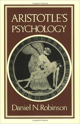 Aristotle S Psychology Daniel N Robinson Aristotle 9780967206608 Amazon Com Books