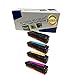HI-VISION HI-YIELDS Compatible Toner Cartridge Replacement for Hewlett-Packard (HP) CB540A CB541A CB542A CB543A (1 Black,1 Cyan, 1 Yellow, 1 Magenta, 4-Pack)