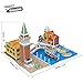CubicFun 3D Italy Puzzles Architectural Building Model Kits for Venice Cityscapes, 131 Pieces, W3185h