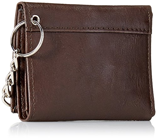 Dickies Men's Trifold Chain Wallet,Brown,One Size