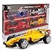 Liberty Imports Set of 4 Pullback Formula Race Cars with Light and Sound Effects