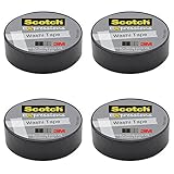 Scotch Expressions Washi Tape.59 x 393, Black, 4 Packs