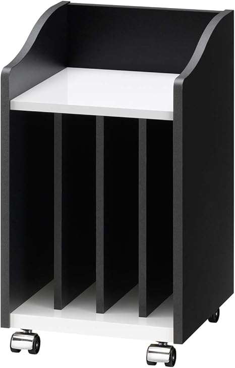 Amazon 朝日木材加工 楽譜収納 Piano Wagon 幅30cm 奥行29cm 高さ52cm ブラック ホワイト 完成品 As Pw30 マガジンラック オンライン通販