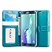 J&D Case Compatible for Galaxy S6 Edge Plus Case, [Wallet Stand] [Slim Fit] Heavy Duty Protective Shockproof Flip Wallet Case for Samsung Galaxy S6 Edge Plus Wallet Case - [Not for Galaxy S6/S6 Edge]