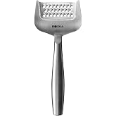BOSKA Cheese Grater Copenhagen - Stainless Steel Grater, Lightweight | For semi-hard and hard cheese, citrus and vegetables; hollow stainless steel design keeps it light and dishwasher safe