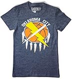 NATIVE THUNDER TShirt Okc up Tee Oklahoma City Durant Basketball Kevin Ibaka N B