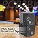 3″ Mini Cube Bookshelf Speakers – 100W Small Bookshelf Speakers w/ 3″ Paper Cone Driver, 8 Ohm – Passive Audio Book Shelf Speaker Pair For Home Theater Stereo Surround Sound – Pyle Home PCB3BK (Black)thumb 2