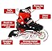 Kids Adjustable Inline Roller Blade Skates Scale Sports Red Small Sizes Safe Durable Outdoor Featuring Illuminating Front Wheels 905
