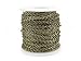 CleverDelights Rolo Chain Roll - 100 Feet - Antique Bronze Color - 3x4mm Link - Bulk Oval Chain Spool