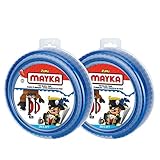 Mayka Toy Block Tape - 4 Stud - Dark Green - 6 Feet - 2 Pack (Compatible with Lego)